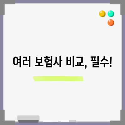 실손보험 상품군 선택에 필요한 정보