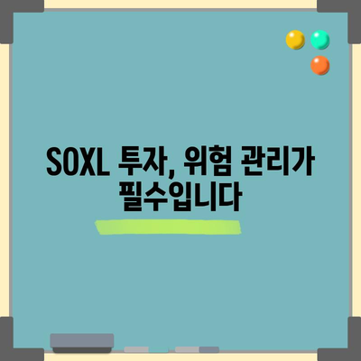 SOXL 폭락에 대비하기 | 변동성 관리 및 살아남기 전략