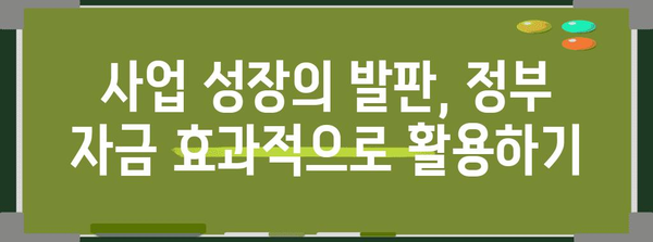 정부 정책 자금 신청하기, 적기 적절하게 활용하는 꿀팁