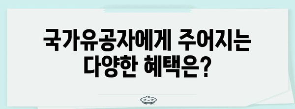 국가유공자 지원 제도| 혜택부터 신청 방법까지 상세 가이드 | 국가유공자, 지원, 혜택, 신청, 절차, 정보