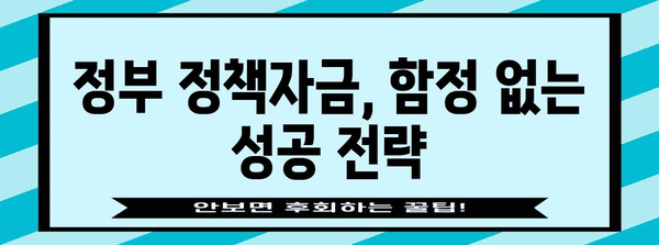 정부정책자금 함정 피하기 가이드 | 성공 전략과 실제 사례