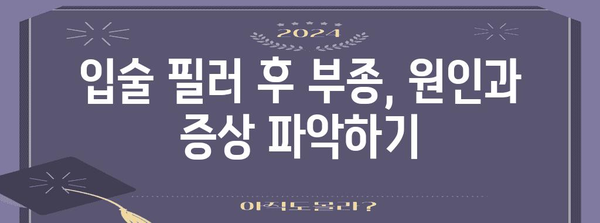 아랫입술 혈관부종 진단 | 입술 필러 부작용부터 치료까지