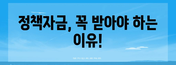 정부 지원 꿀팁 | 중소기업 정책자금 획득 방법