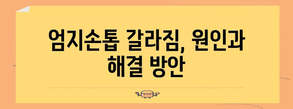 손톱 건강 진단서 | 세로선, 엄지손톱 갈라짐, 당뇨병 증상 파악하기