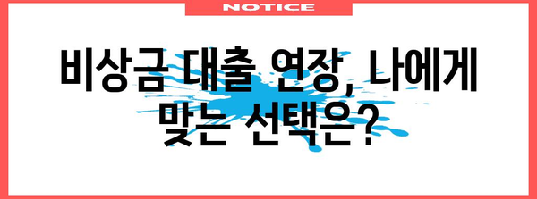 재무적 유연성 확대 | 카카오뱅크 비상금 대출 연장 가능성 탐구