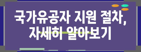 국가유공자 지원 제도| 혜택부터 신청 방법까지 상세 가이드 | 국가유공자, 지원, 혜택, 신청, 절차, 정보
