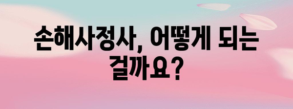 손해사정사