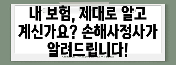 손해사정사