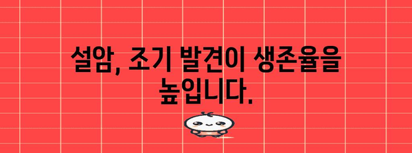 설암 초기 진단 및 대처 | 생존율 증진을 위한 안내서