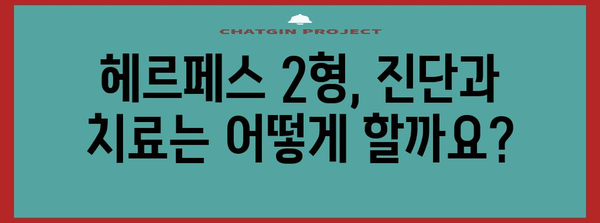 헤르페스 2형의 증상, 원인, 치료법 완벽 가이드 | 성병 진단 및 예방