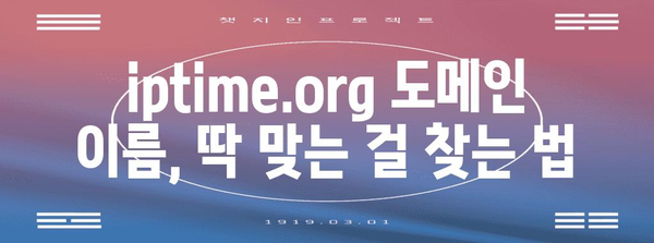 iptime.org 가비아 도메인 신청 방법 총정리 | 단계별 가이드