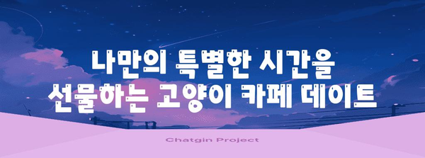 고양이와 달콤한 시간 | 베이커리 고양이 카페 추천