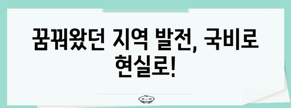 지역현안 해결 꿀팁, 국비 확보로 현실화!