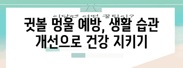 귓볼 멍울 원인 파악부터 완벽한 해결법 가이드