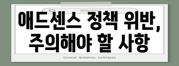 애드센스 광고 제한 해제 가이드 | 무효 트래픽 문제 해결법