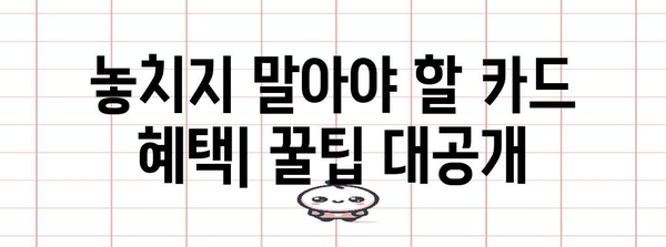 연말정산 카드 혜택 총정리| 나에게 맞는 카드는? | 연말정산, 카드혜택, 소득공제, 카드추천