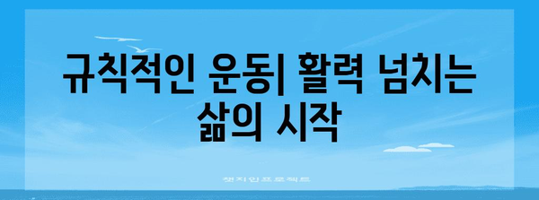 건강한 생활 습관 가이드 | 균형 잡힌 식단, 규칙적인 운동, 충분한 수면의 중요성